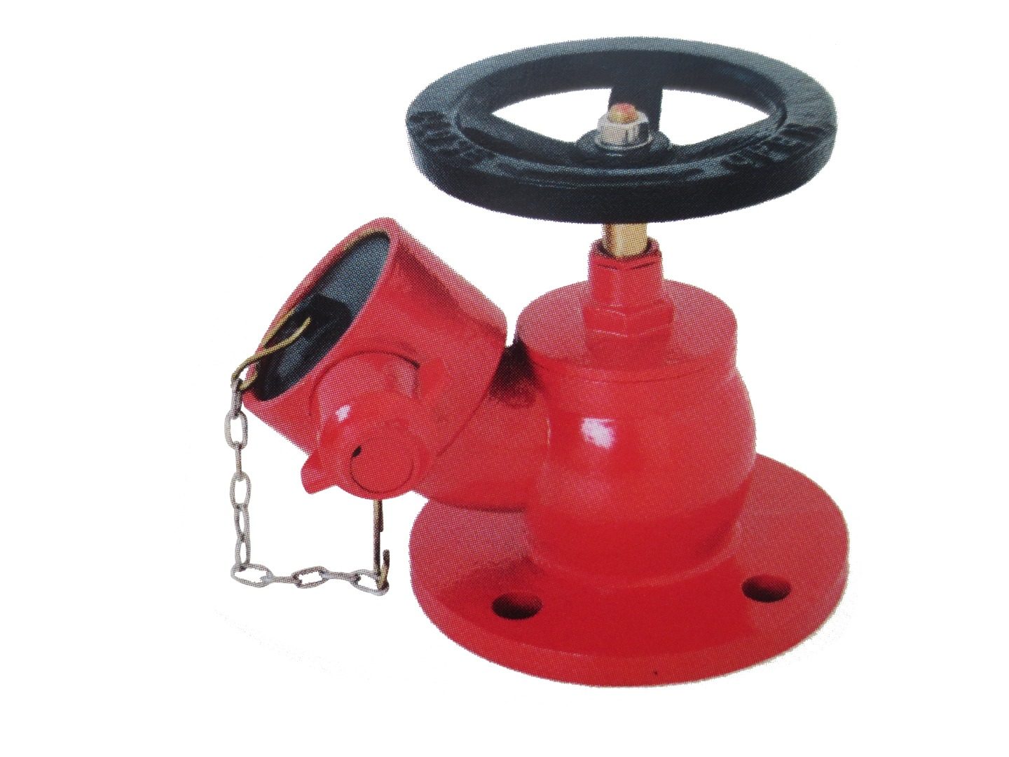 Flange End Oblique Hydrant Landing Valve